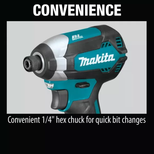 Makita 18-Volt LXT Lithium-Ion Brushless Cordless Impact Driver Kit (3.0Ah) with Impact XPS 35 Piece Impact Bit Set