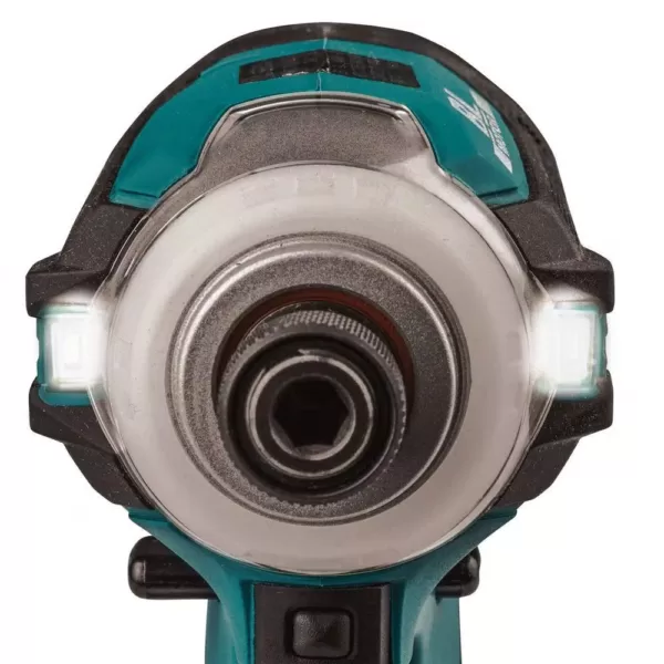 Makita 18-Volt LXT Brushless 4-Speed Impact Driver Kit with Impact XPS Insert Bit Holder and ImpactXPS 1 in. Insert Bit, 5-Pack