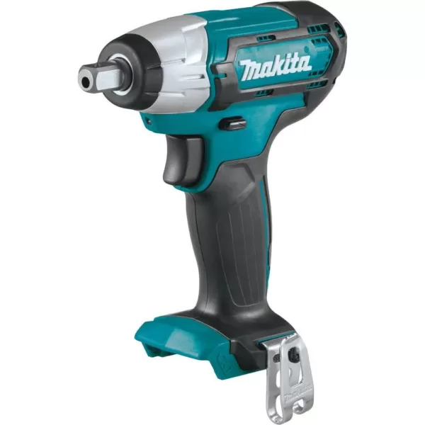 Makita 12-Volt MAX CXT Lithium-Ion Cordless 1/2 in. Sq. Drive Impact Wrench with bonus 12-Volt MAX CXT Battery Pack 4.0Ah