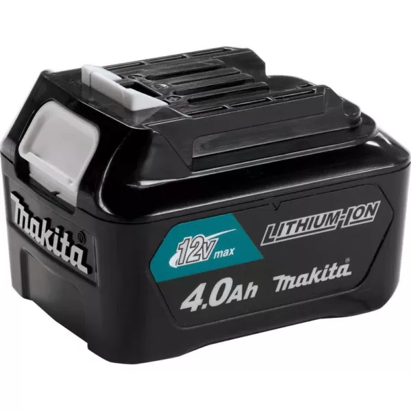 Makita 12-Volt MAX CXT Lithium-Ion Cordless 1/4 in. Sq. Drive Impact Wrench with Bonus 12-Volt MAX CXT Battery Pack 4.0Ah