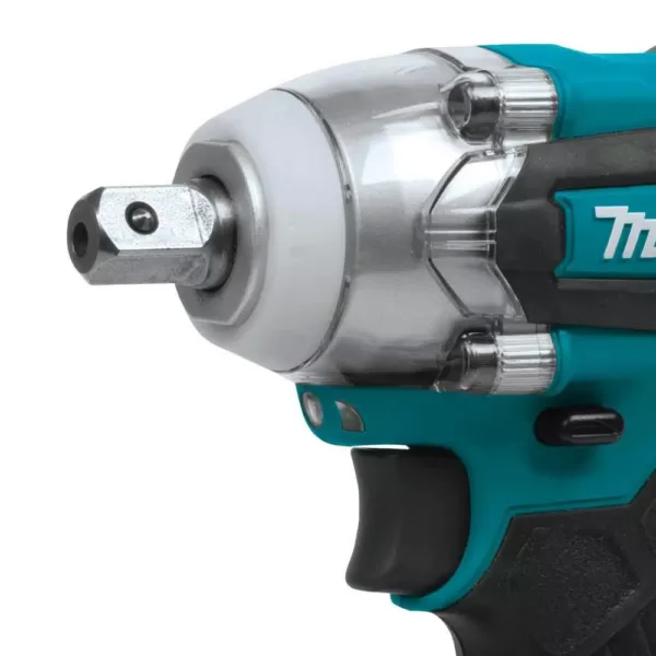 Makita 18-Volt LXT Compact Brushless 1/2 in. 3-Speed Impact Wrench Kit with bonus 18-Volt LXT Cordless L.E.D. Flashlight