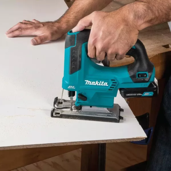 Makita 12-Volt Max CXT Lithium-Ion Brushless Cordless Top Handle Jig Saw Kit (2.0Ah)