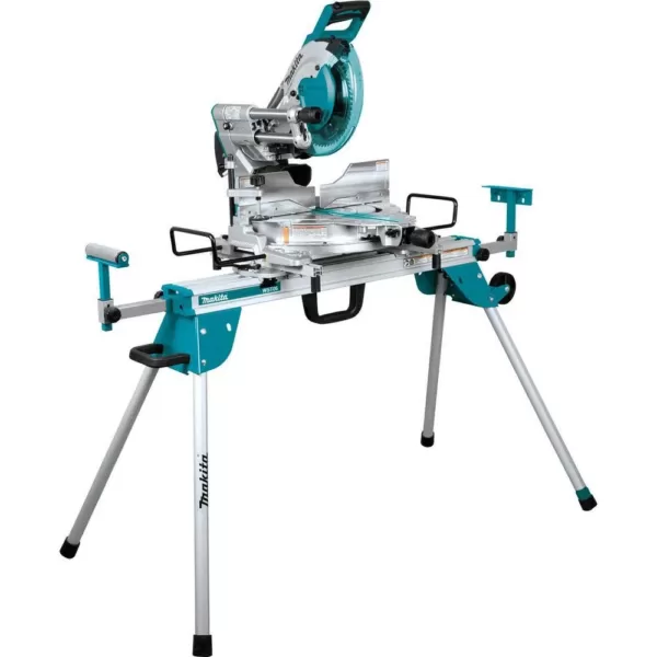 Makita 15 Amp 10 in. Dual-Bevel Sliding Compound Miter Saw with Laser and Stand