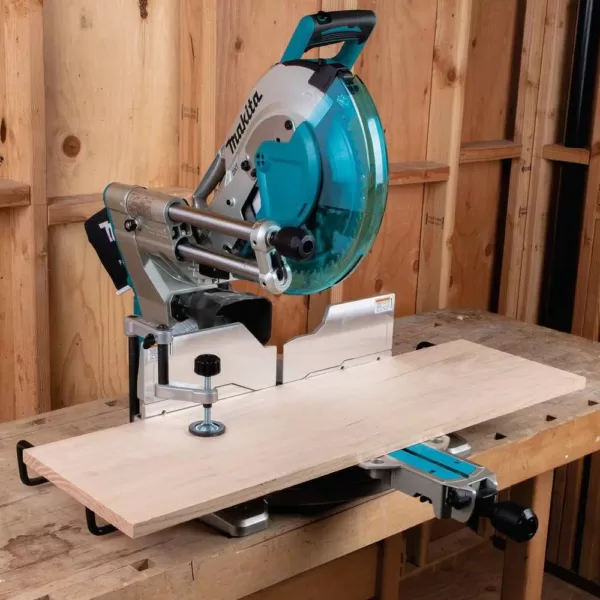 Makita 15 Amp 12 in. Dual-Bevel Sliding Compound Miter Saw with Laser