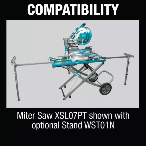 Makita 18V X2 LXT(36V) 12 in. Brushless Dual-Bevel Sliding Compound Miter Saw Kit 5.0Ah with bonus 18V LXT Jigsaw (Tool-Only)