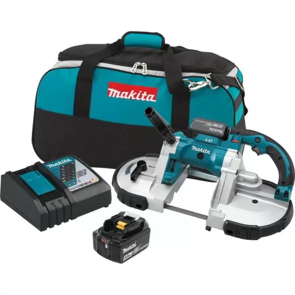 Makita 18-Volt LXT 5.0Ah Lithium-Ion Cordless Portable Band Saw Kit