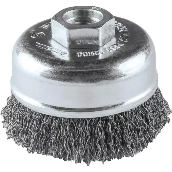 Makita 3 in. x 5/8 in.-11 Crimped Wire Cup Brush