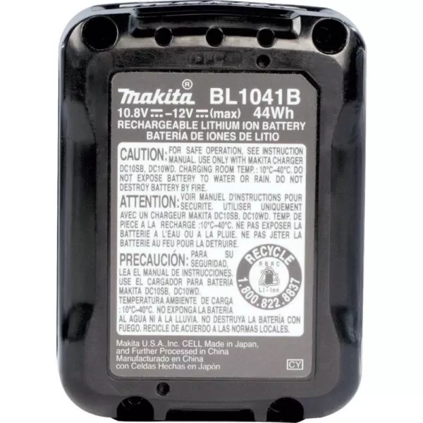 Makita 12-Volt MAX CXT Lithium-Ion High Capacity Battery Pack 4.0Ah