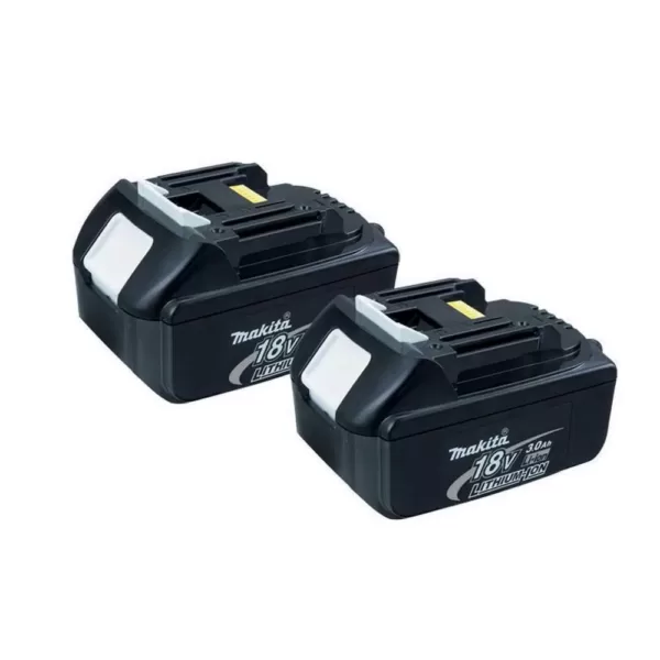 Makita 18-Volt LXT 3.0Ah Lithium-Ion Battery (2-Pack)