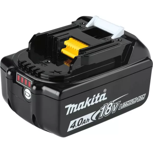 Makita 18-Volt LXT 4.0 Ah Battery and Rapid Optimum Charger Starter Pack with Bonus 18-Volt LXT Brushless Cut-Off/Angle Grinder