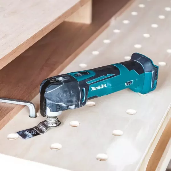 Makita 18-Volt LXT 4.0 Ah Battery and Rapid Optimum Charger Starter Pack with Bonus 18-Volt LXT Cordless Multi-Tool (Tool-Only)