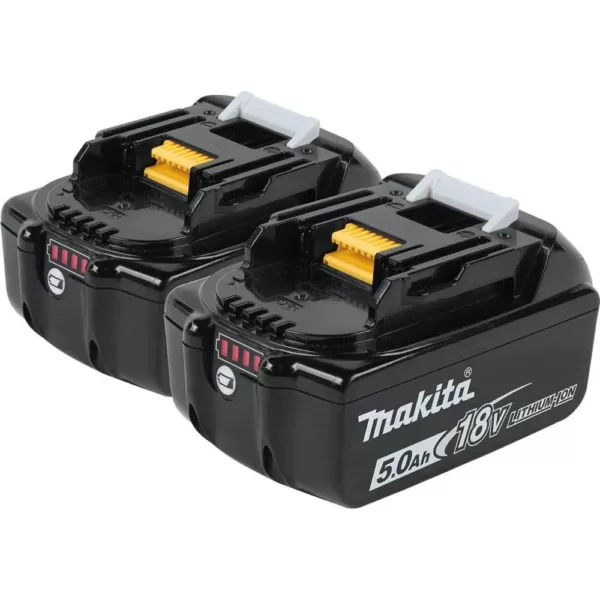 Makita 18-Volt 5.0Ah LXT Lithium-Ion Battery and Dual Port Charger Starter Pack