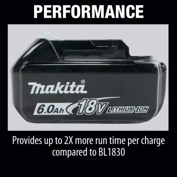 Makita 18-Volt LXT Lithium-Ion 6.0 Ah Battery