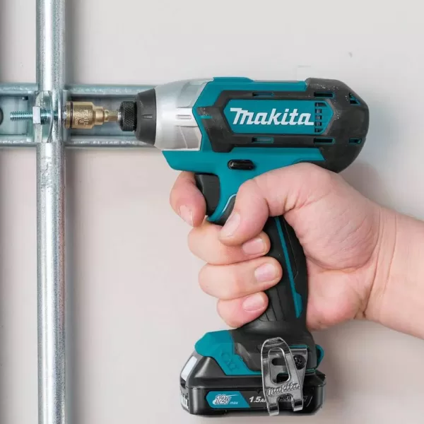 Makita 1.5 Ah 12-Volt MAX CXT Lithium-Ion Cordless Drill Driver and Impact Driver Combo Kit  (2-Piece)