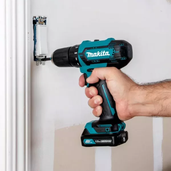 Makita 1.5 Ah 12-Volt MAX CXT Lithium-Ion Cordless Drill Driver and Impact Driver Combo Kit  (2-Piece)