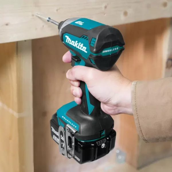 Makita 18-Volt 4-Piece 5.0Ah LXT Lithium-Ion Brushless Cordless Combo Kit Hammer Drill/ Impact Driver/ Recipro Saw/ Flashlight