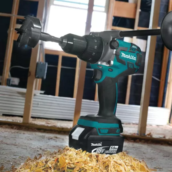 Makita 18-Volt LXT Brushless 7-Piece Kit Hammer Driver-Drill, Impact Driver, Recipro Saw, Circ Saw, Grinder, Radio, Light 5.0Ah