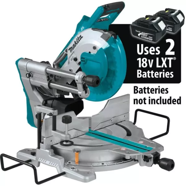 Makita 18V LXT Brushless Jig Saw, 18V X2 (36V) 10 in. Miter Saw and 18V LXT 3-1/4 in. Planer with bonus 18V LXT Starter Pack