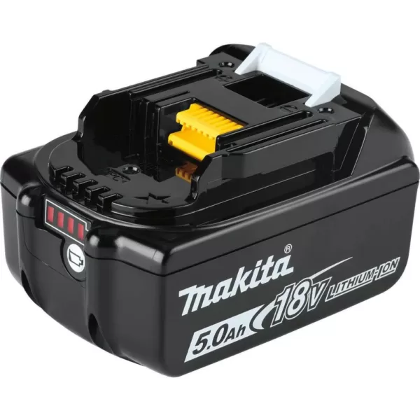 Makita 17 in. 5.0 Ah 18-Volt X2 (36-Volt) LXT Lithium-Ion Cordless Walk Behind Push Lawn Mower Kit