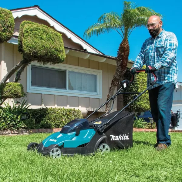 Makita 17 in. 18-Volt X2 (36-Volt) LXT Lithium-Ion Battery Cordless Walk Behind Push Lawn Mower (Tool Only)