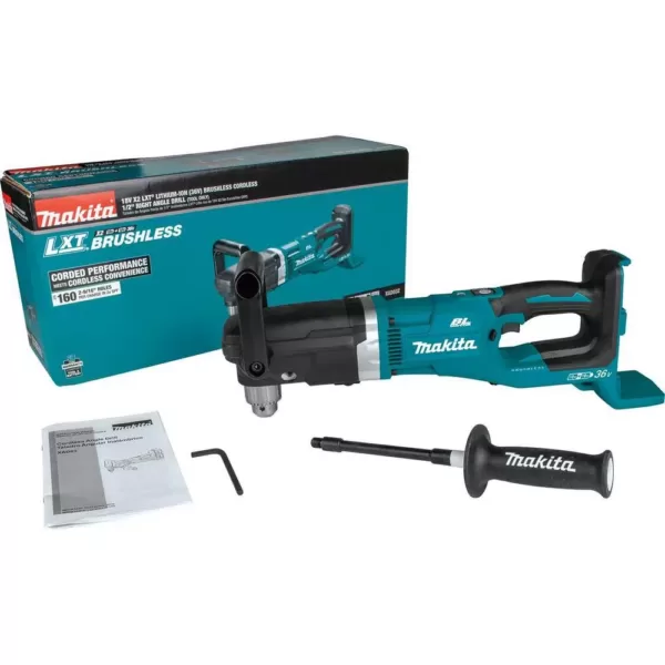 Makita 18-Volt X2 LXT Lithium-Ion (36-Volt) Brushless Cordless 1/2 in. Right Angle Drill (Tool-Only)