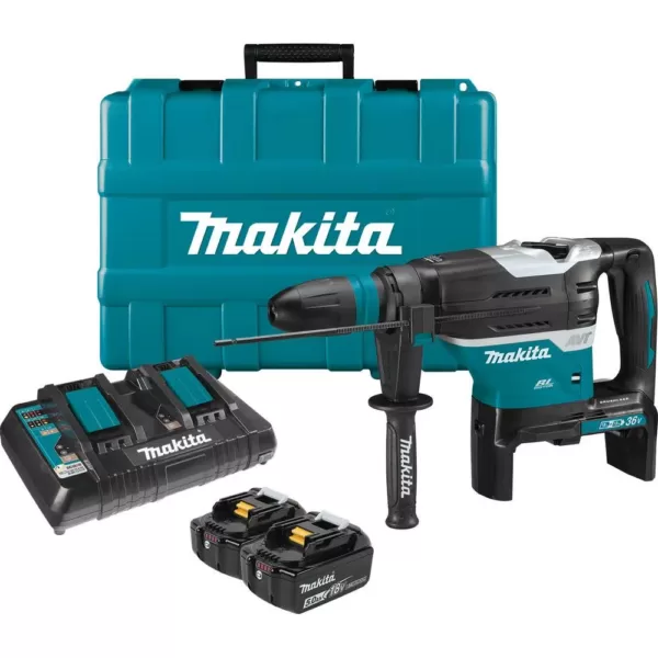 Makita 18-Volt X2 LXT Lithium-Ion 36-Volt Cordless 1-9/16 in. Rotary Hammer Kit, accepts SDS-MAX bits, with AWS