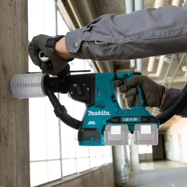 Makita 18-Volt X2 LXT 36-Volt 1-1/8 in. Brushless Cordless Rotary Hammer, Accepts SDS-Plus Bits, AFT, AWS Capable, (Tool-Only)