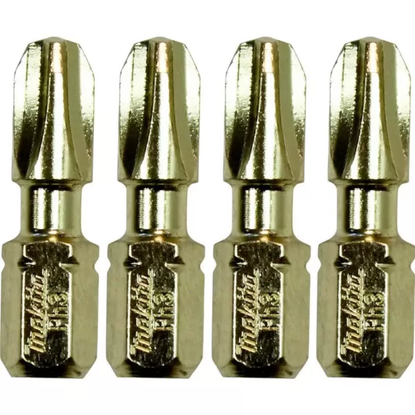 Makita Impact GOLD #3 Philips Steel Insert Bit (4-Piece)