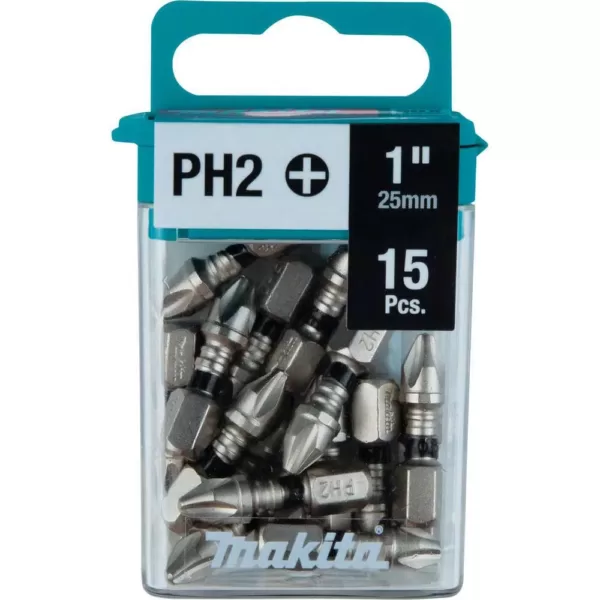 Makita Impact XPS #2 Phillips 1 in. Insert Bit (15-Pack)