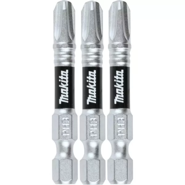 Makita Impact XPS #3 Phillips 2 in. Power Bit (3-Pack)