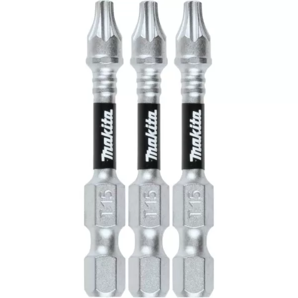 Makita IMPACT XPS T15 Torx 2 in. Power Bit (3-Pack)