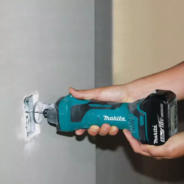 Makita 18-Volt LXT Lithium-Ion Cordless Cut-Out Tool Kit, 5.0 Ah with Bonus 18-Volt LXT Lithium-Ion Battery Pack 5.0Ah