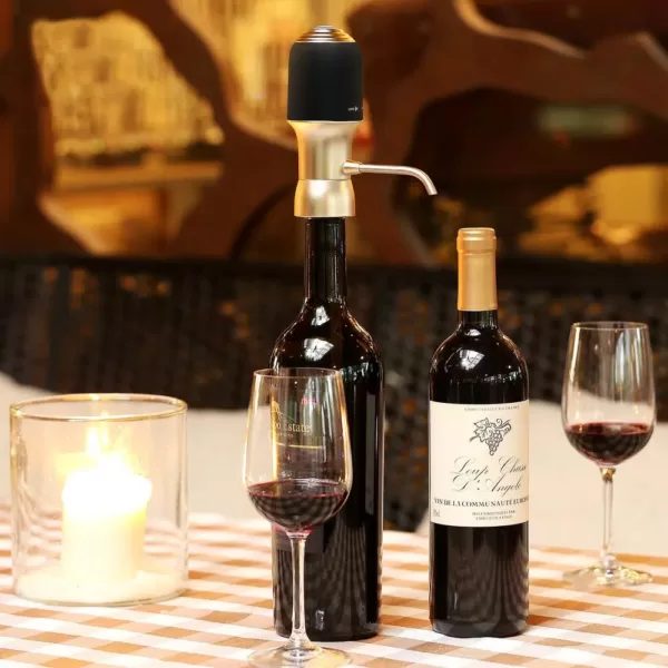 MegaChef MegaChef One-Touch Portable Luxury Wine Air Pressure Aerator