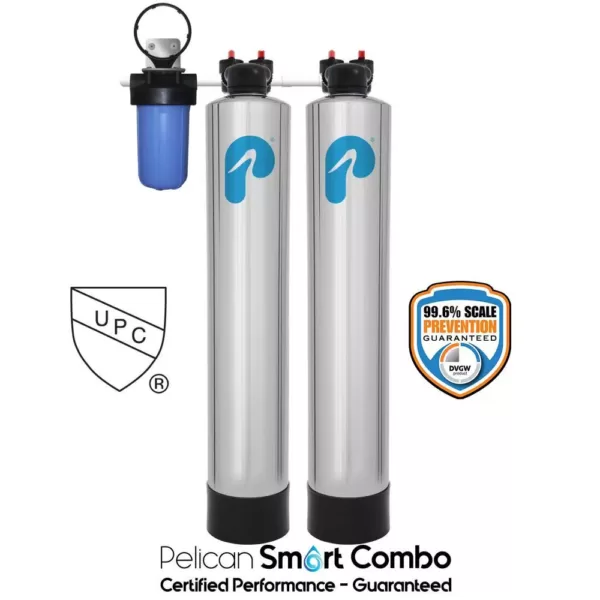 Pelican Water 15 GPM Whole House Water Filtration and NaturSoft Water Softener Alternative System