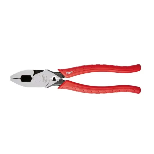 Milwaukee 9 in. High Leverage Lineman's Pliers with Crimper