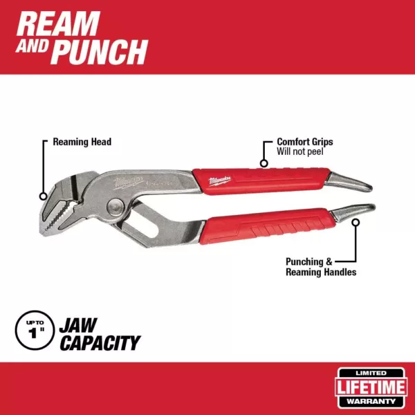 Milwaukee 6 in. Straight-Jaw Pliers