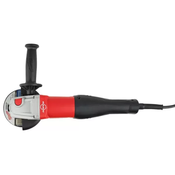 Milwaukee 11 Amp Corded 4-1/2 in. or 5 in. Braking Small Angle Grinder Paddle with No-Lock