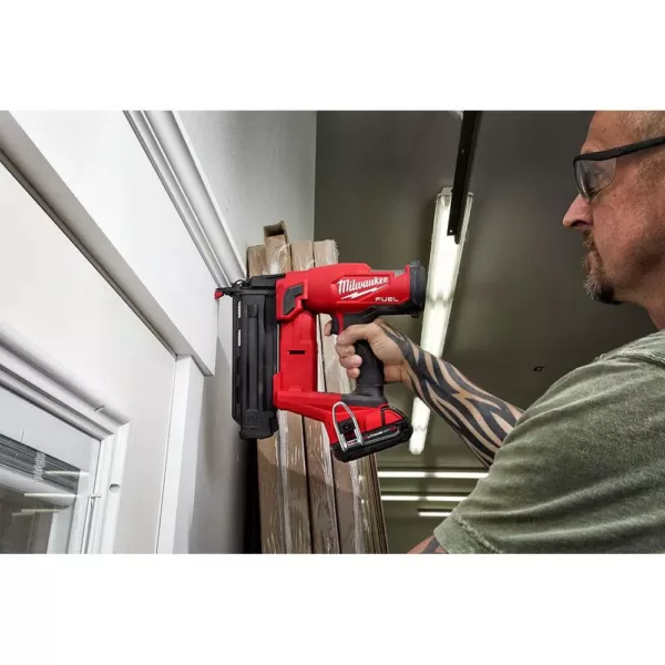 Milwaukee M18 FUEL 18-Volt Lithium-Ion Brushless Gen II 18-Gauge Cordless Brad Nailer/Jig SawithRouter Combo Kit (3-Tool)