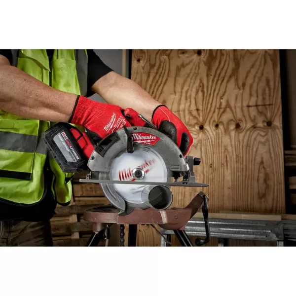 Milwaukee 6-1/2 in. x 48 Carbide Teeth Metal Cutting Circular Saw Blade