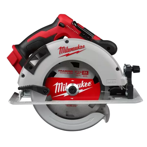 Milwaukee M18 18-Volt Lithium-Ion Brushless Cordless 7-1/4 in. Circular Saw (Tool-Only)