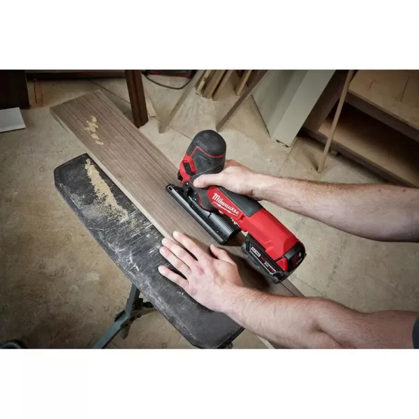 Milwaukee M18 FUEL 18-Volt Lithium-Ion Brushless Cordless Compact Router and Barrel Grip Jig Saw Set (Tool-Only)