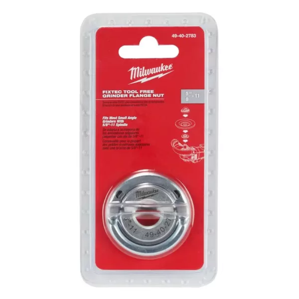 Milwaukee Fixtec Tool Free Grinder Flange Nut