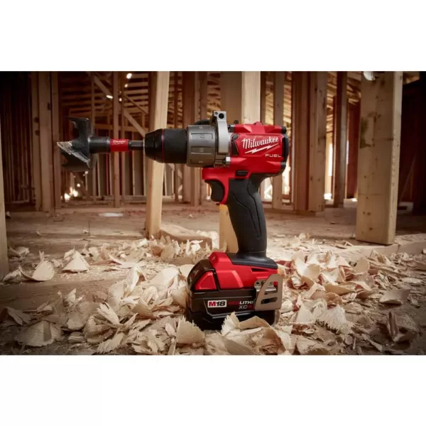 Milwaukee M18 FUEL 18-Volt Lithium-Ion Brushless Cordless 1/2 in. Hammer Drill/Driver (Tool-Only)