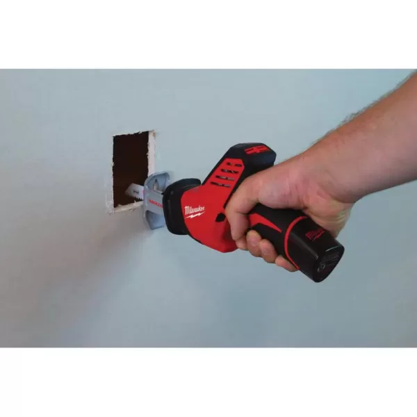 Milwaukee M12 FUEL SURGE 12-Volt Lithium-Ion Brushless Cordless 1/4 in. Hex Impact Driver Kit W/ M12 Hackzall