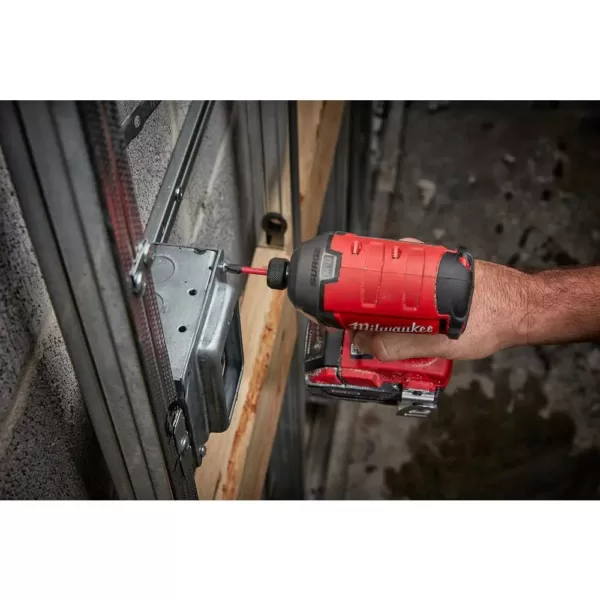 Milwaukee M18 FUEL SURGE 18-Volt Lithium-Ion Brushless Cordless 1/4 in. Hex Impact Driver Compact Kit with Two 5.0 Ah Batteries