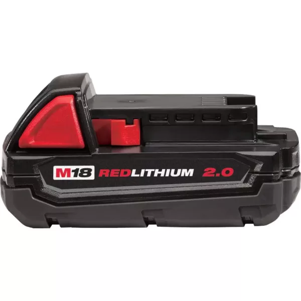 Milwaukee M18 FUEL SURGE 18-Volt Lithium-Ion Brushless Cordless 1/4 in. Hex Impact Driver Compact Kit w/(2) 2.0Ah Batteries, Case