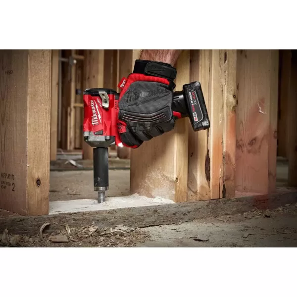 Milwaukee M12 FUEL 12-Volt Lithium-Ion Brushless Cordless Stubby 3/8 in. Impact Wrench and Impact Driver W/two 3.0 Ah Batteries