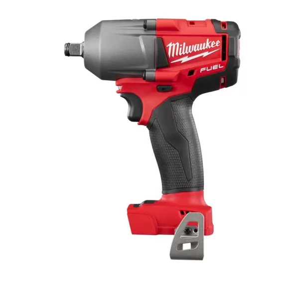 Milwaukee M18 FUEL 18-Volt Lithium-Ion Brushless Cordless Mid Torque 1/2 in. Impact Wrench with Friction Ring (2-Tool)