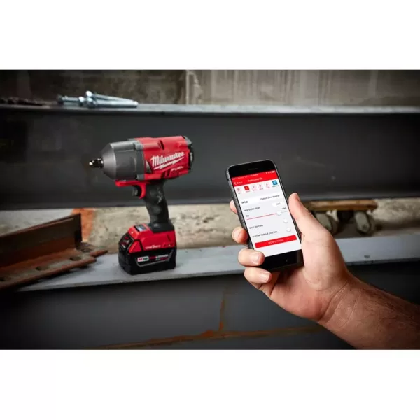 Milwaukee M18 FUEL ONE-KEY 18-Volt Lithium-Ion Brushless Cordless 1/2 in. Impact Wrench with Pin Detent (Tool-Only)