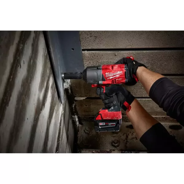 Milwaukee M18 FUEL ONE-KEY 18-Volt Lithium-Ion Brushless Cordless 3/4 in. Impact Wrench w/Friction Ring Kit w/(2) 5.0Ah Batteries